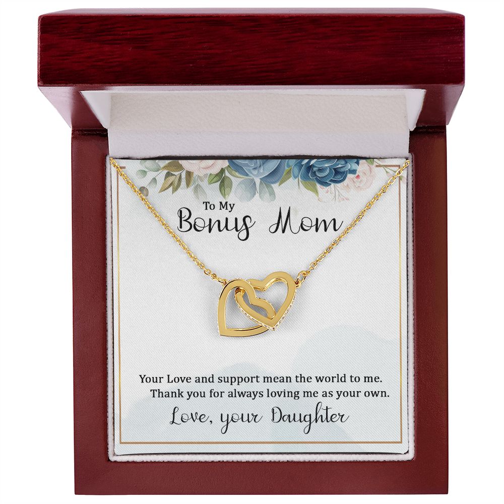 To My Bonus Mom Inseparable Necklace-Express Your Love Gifts
