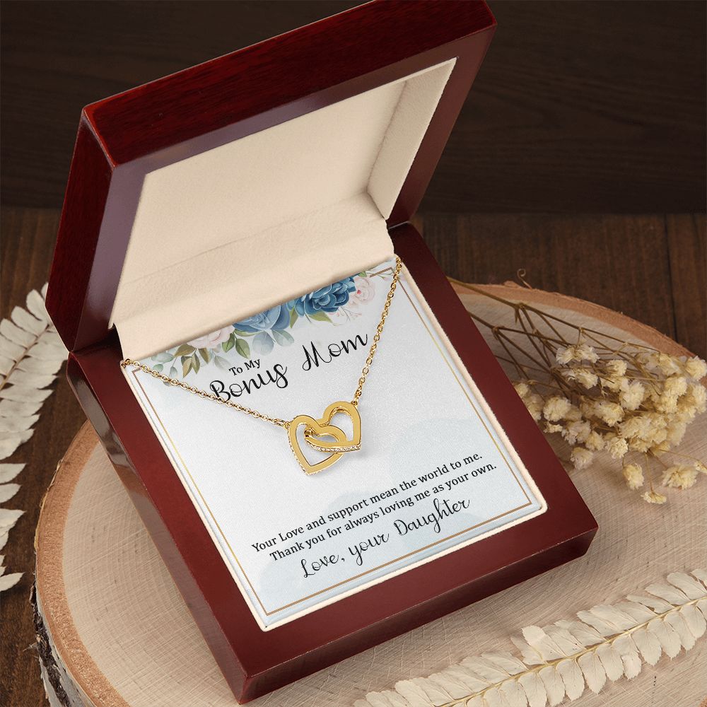 To My Bonus Mom Inseparable Necklace-Express Your Love Gifts