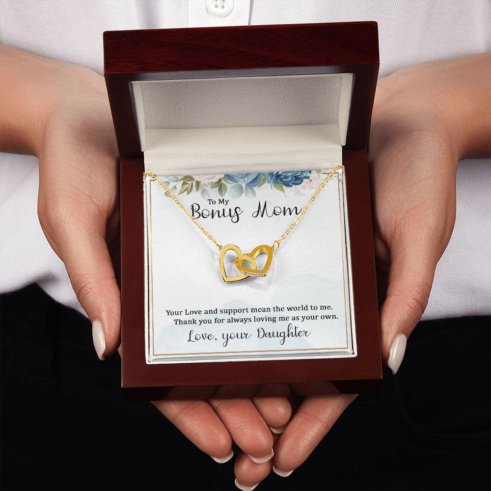To My Bonus Mom Inseparable Necklace-Express Your Love Gifts