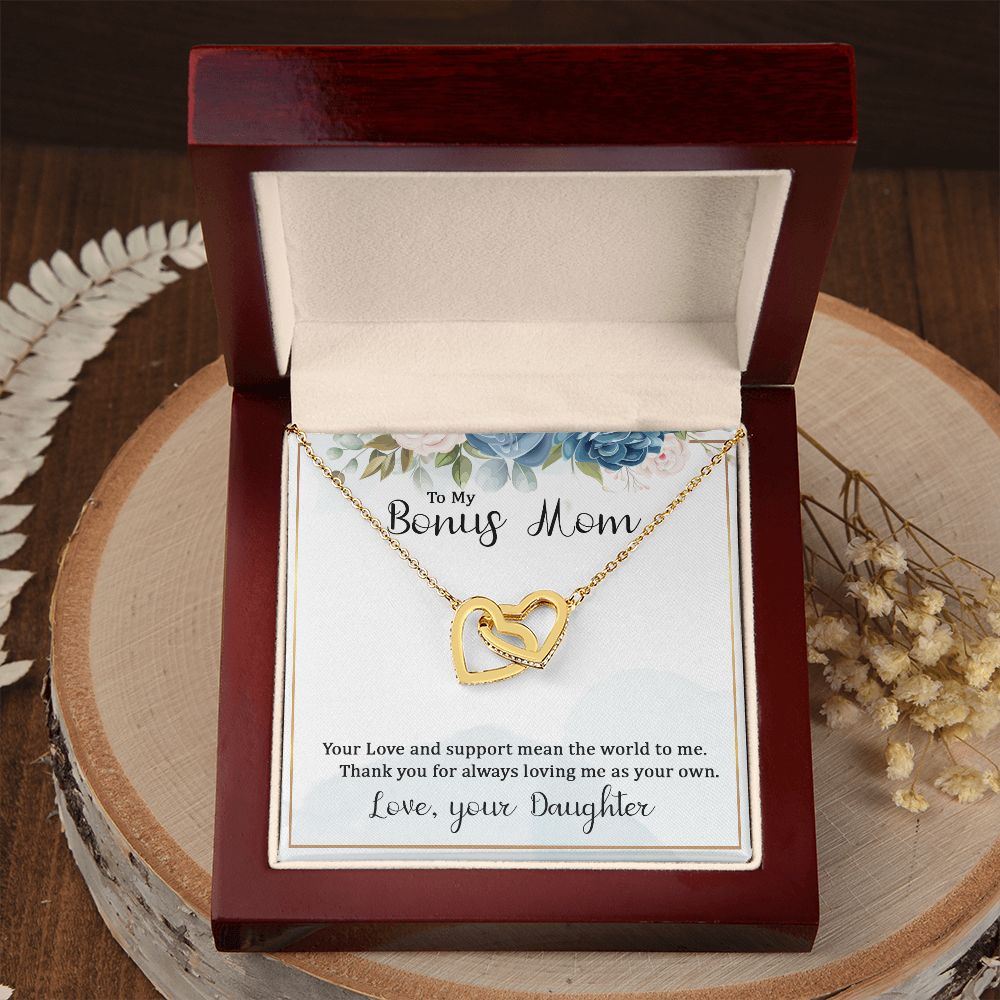 To My Bonus Mom Inseparable Necklace-Express Your Love Gifts