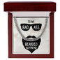 To My Boyfriend To My Badass Bearded Boyfriend Cuban Chain-Express Your Love Gifts