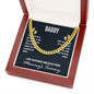 To My Dad I May Just Be a Bump Cuban Chain-Express Your Love Gifts
