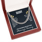 To My Dad I May Just Be a Bump Cuban Chain-Express Your Love Gifts
