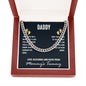 To My Dad I May Just Be a Bump Cuban Chain-Express Your Love Gifts