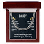 To My Dad I May Just Be a Bump Cuban Chain-Express Your Love Gifts