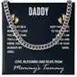 To My Dad I May Just Be a Bump Cuban Chain-Express Your Love Gifts