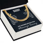 To My Dad I May Just Be a Bump Cuban Chain-Express Your Love Gifts