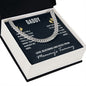 To My Dad I May Just Be a Bump Cuban Chain-Express Your Love Gifts