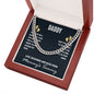 To My Dad I May Just Be a Bump Cuban Chain-Express Your Love Gifts