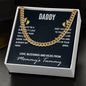 To My Dad I May Just Be a Bump Cuban Chain-Express Your Love Gifts