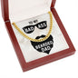 To My Dad To My Badass Bearded Dad Cuban Chain-Express Your Love Gifts