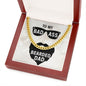To My Dad To My Badass Bearded Dad Cuban Chain-Express Your Love Gifts