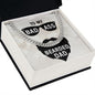To My Dad To My Badass Bearded Dad Cuban Chain-Express Your Love Gifts