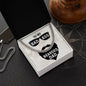 To My Dad To My Badass Bearded Dad Cuban Chain-Express Your Love Gifts