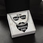 To My Dad To My Badass Bearded Dad Cuban Chain-Express Your Love Gifts