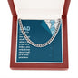 To My Dad You Only Know About Half of it Love Cuban Chain-Express Your Love Gifts