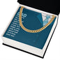 To My Dad You Only Know About Half of it Love Cuban Chain-Express Your Love Gifts