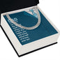To My Dad You Only Know About Half of it Love Cuban Chain-Express Your Love Gifts