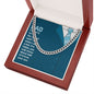 To My Dad You Only Know About Half of it Love Cuban Chain-Express Your Love Gifts