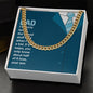 To My Dad You Only Know About Half of it Love Cuban Chain-Express Your Love Gifts