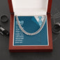 To My Dad You Only Know About Half of it Love Cuban Chain-Express Your Love Gifts
