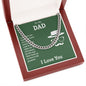 To My Dad You're the Greatest Cuban Chain-Express Your Love Gifts