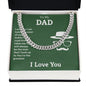 To My Dad You're the Greatest Cuban Chain-Express Your Love Gifts