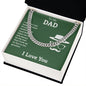 To My Dad You're the Greatest Cuban Chain-Express Your Love Gifts