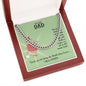 To My Dad You're the Man Cuban Chain-Express Your Love Gifts