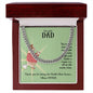 To My Dad You're the Man Cuban Chain-Express Your Love Gifts