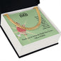To My Dad You're the Man Cuban Chain-Express Your Love Gifts