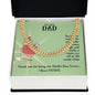 To My Dad You're the Man Cuban Chain-Express Your Love Gifts