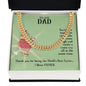 To My Dad You're the Man Cuban Chain-Express Your Love Gifts
