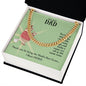 To My Dad You're the Man Cuban Chain-Express Your Love Gifts