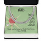 To My Dad You're the Man Cuban Chain-Express Your Love Gifts