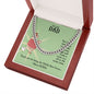 To My Dad You're the Man Cuban Chain-Express Your Love Gifts