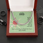 To My Dad You're the Man Cuban Chain-Express Your Love Gifts