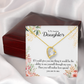 To My Daughter Ability to See Yourself Forever Necklace w Message Card-Express Your Love Gifts