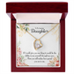 To My Daughter Ability to See Yourself Forever Necklace w Message Card-Express Your Love Gifts