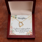 To My Daughter Ability to See Yourself Forever Necklace w Message Card-Express Your Love Gifts