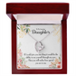 To My Daughter Ability to See Yourself Forever Necklace w Message Card-Express Your Love Gifts