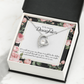 To My Daughter Ability to See Forever Necklace w Message Card-Express Your Love Gifts