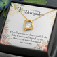 To My Daughter Ability to See Yourself Forever Necklace w Message Card-Express Your Love Gifts