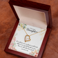 To My Daughter Ability to See Yourself Forever Necklace w Message Card-Express Your Love Gifts