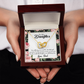 To My Daughter Always be Dad's Little Girl Inseparable Necklace-Express Your Love Gifts