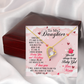 To My Daughter Always Be My Baby Girl From Mom Forever Necklace w Message Card-Express Your Love Gifts