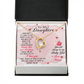 To My Daughter Always Be My Baby Girl From Mom Forever Necklace w Message Card-Express Your Love Gifts