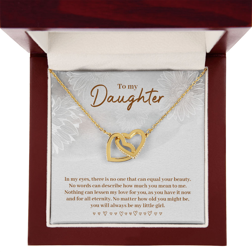 To My Daughter Always Be My Little Girl Inseparable Necklace-Express Your Love Gifts