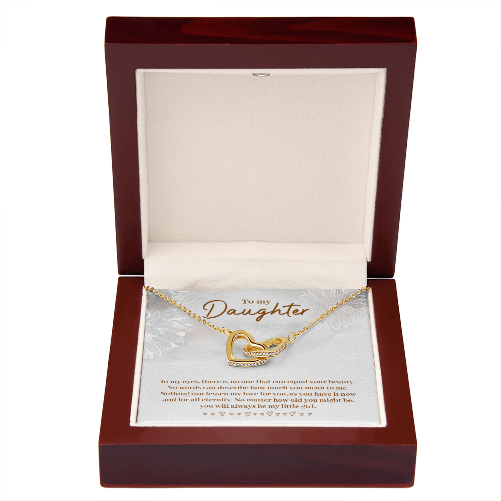 To My Daughter Always Be My Little Girl Inseparable Necklace-Express Your Love Gifts