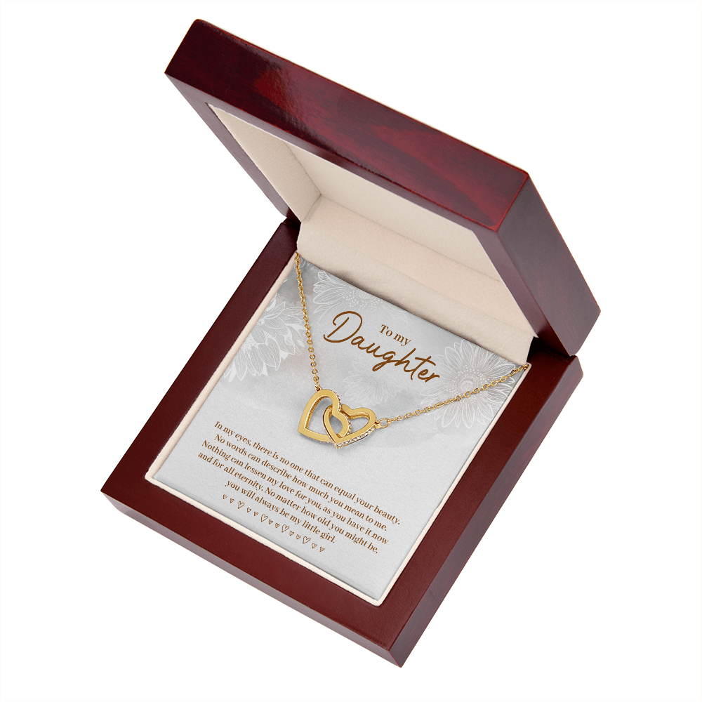 To My Daughter Always Be My Little Girl Inseparable Necklace-Express Your Love Gifts